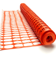 Plastic Safety Barrier Mesh 15 m & 50 m | High‑Visibility HDPE Site Fence Roll | Quick Perimeter Marking for Construction